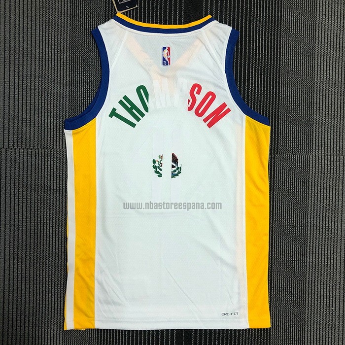 Camiseta Golden State Warriors Klay Thompson NO 11 2022 Slam Dunk Special Mexico Edition Blanco